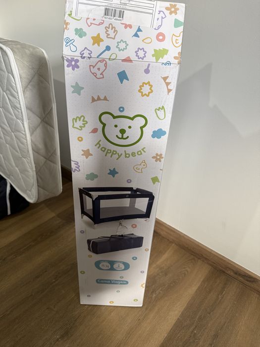 Cama de viagem happy bear+colchão