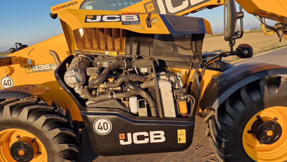 Ładowarka Teleskopowa JCB 536-60 AgriSuper 17r,Piękna, Klimatyzacja