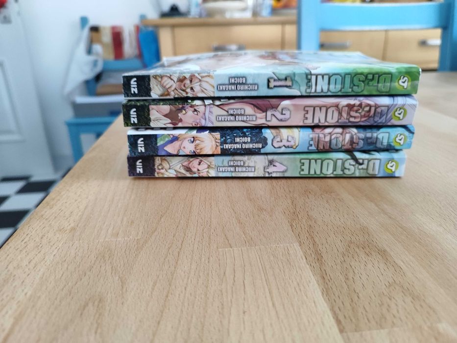 Dr. Stone Manga (English) Vol 1-4