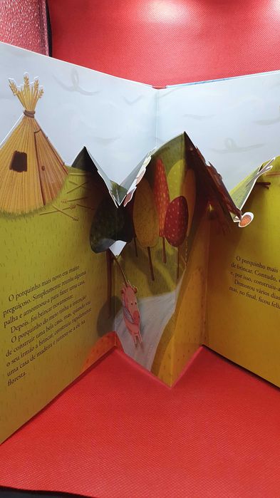 Livro Infantil - REF PINF - Os Três Porquinhos, Livro Pop-Up