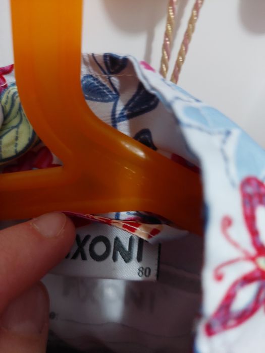 Kurteczka rozmiar 80 w kwiaty dziewczęca wiosenna cienka