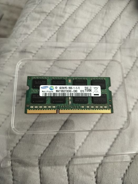 Ram Samsung Pamięć DDR3 4GB PC3  12800S 1600 MHz Laptopy 1,5 V