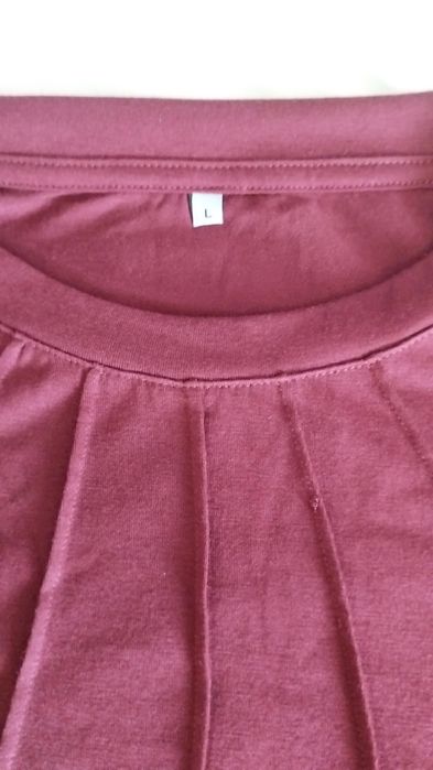 Blusa manga longa Mulher vinho tamanho L