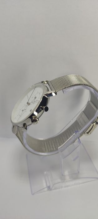 *29*Kapten & Son Zegarek analogowy 'Chrono Small Silver Mesh'