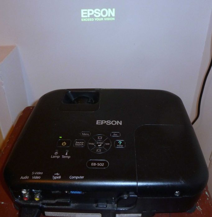 niesprawny - Epson EB-S02 projektor multimedialny LCD - TYLKO Wrocław