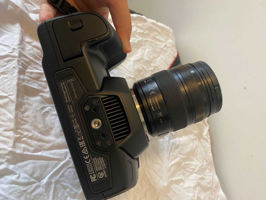Bmpcc 4k Black Magic Pocket Cinema 4k + Objetiva LUMIX G H-HSA12035