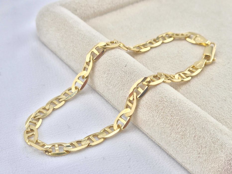 Złota bransoletka Splot Gucci 7,18 g PR.585 14K Dł.21cm
