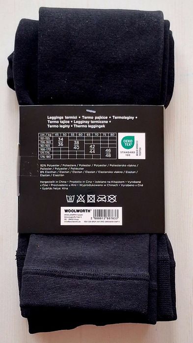 Nowe czarne termolegginsy legginsy termiczne 46/48 Feel C.O.V.E.R!
