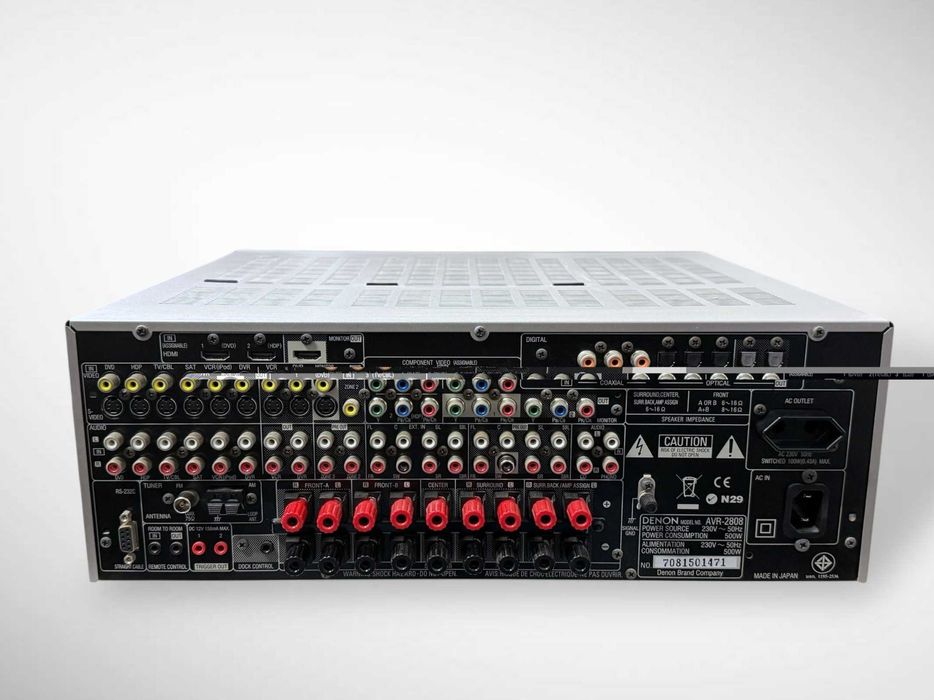 Denon - AVR-2808 7.1 Ch. 140W