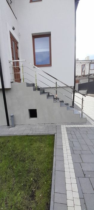 Перила із нержавійки,вироби із нержавійки,пандуси