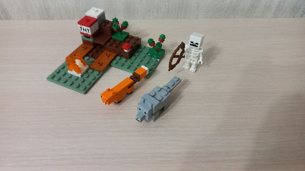 Конструктор лего LEGO майнкрафт minecraft 21162