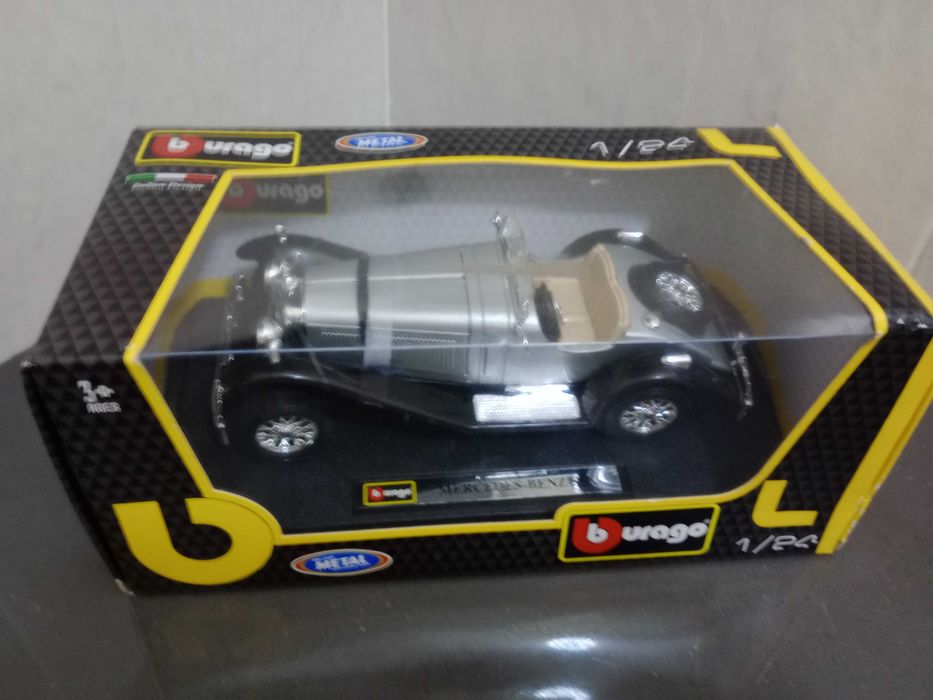 Brinquedo Coleção Carro Mercedes Bunz SSK Escala 1/24 Burago