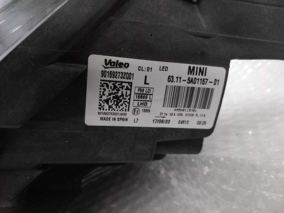 MINI COOPER F56/F57 farol esquerdo/direito