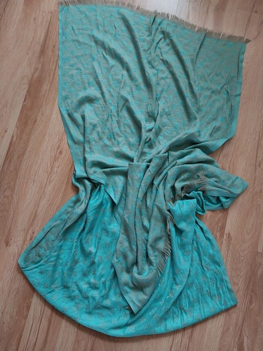 Chusta szal LV, Louis Vuitton  kaszmir 100% DUŻY