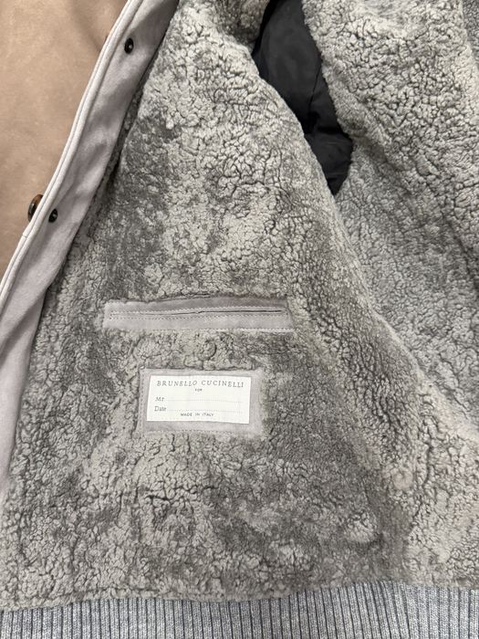 Мужская зимняя куртка дубленка Brunello Cucinelli (L)