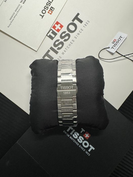 Чоловічий годинник Tissot PRX (У наявності) / Сталевий та каучуковий ремінець