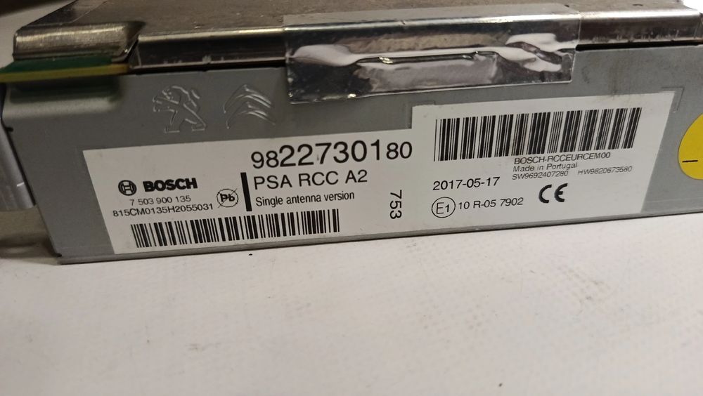 Rádio / auto-rádio CITROËN C3 III Van (SX_, SY_)