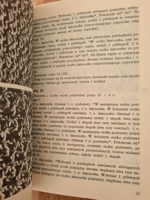 Ściegi szydełkowe - Teresa Otkałło
