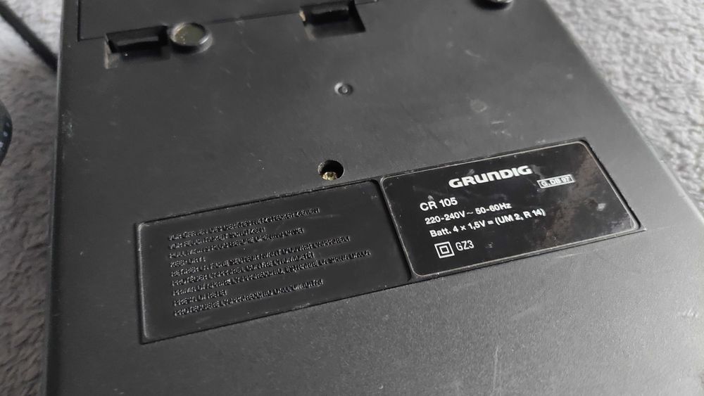 Касетний магнітофон Grundig CR 105. Грюндік магнитофон