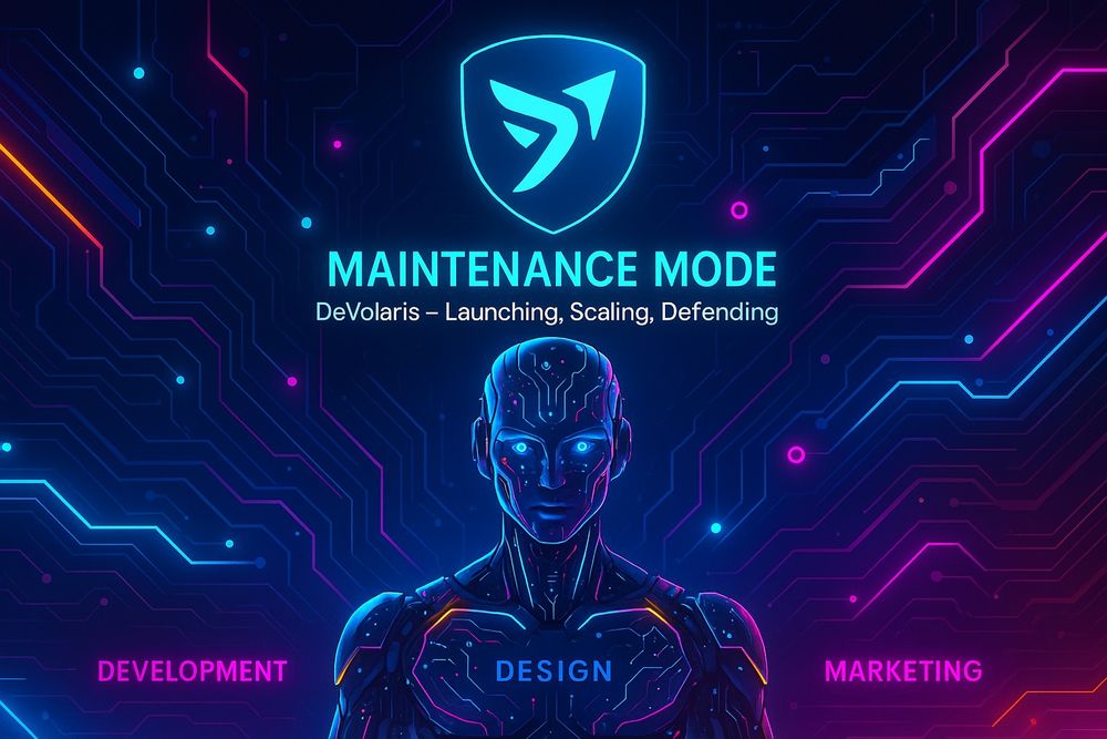 DeVolaris - компанія твого майбутнього. Дизайн.