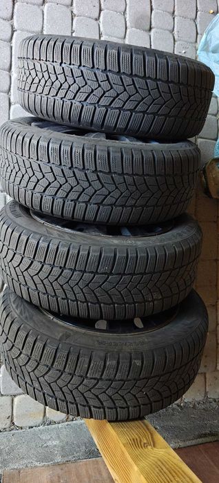 Koła stalowe Opel Astra K,  Astra J, Mokka, Chevrolet Cruze i podobne 5x105, 6,5J16 ET39 opony zima 205/55R16 z czujnikami ciśnienia TPMS i kołpakami