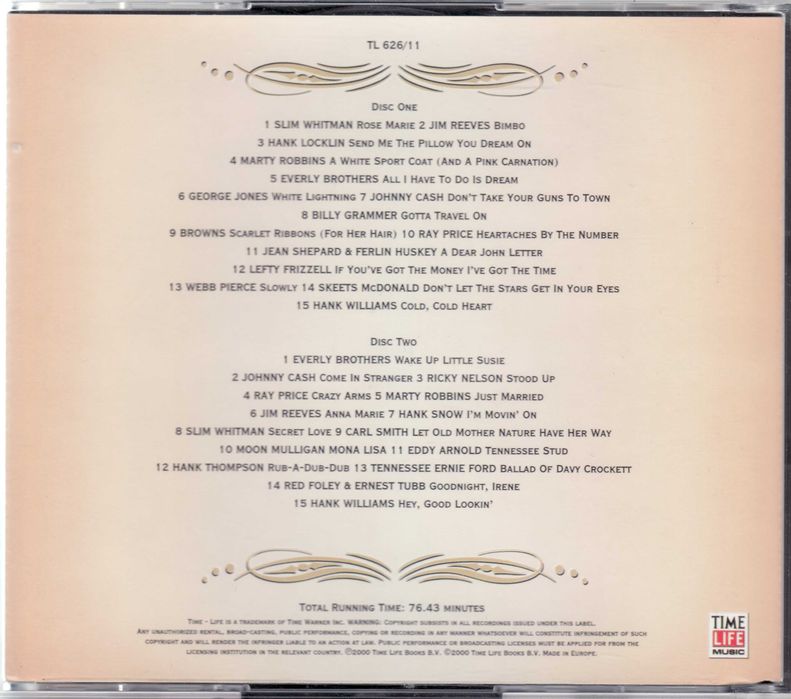 Classic Country '50s Legends. 2xCD  Фірмові CD фирменные