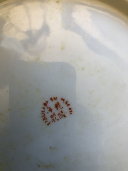 Pratos decorativos de louça chinesa