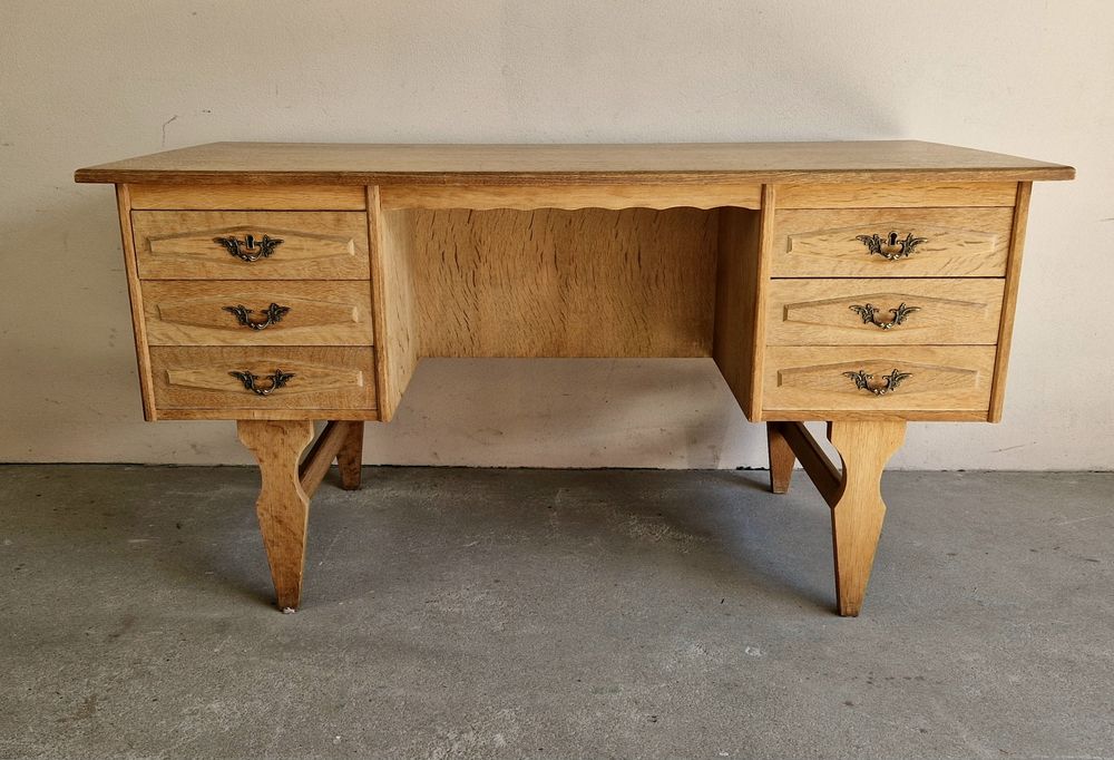Biurko Dunskie Vintage Design Lata 60 70 Henning Kaernulf Retro Danish z Danii