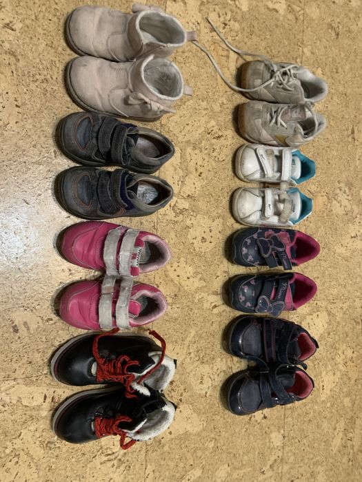 Obuwie buty dziecięce 8 par rozm. od 20 do 23,5 Reebook Nike Tart-rite