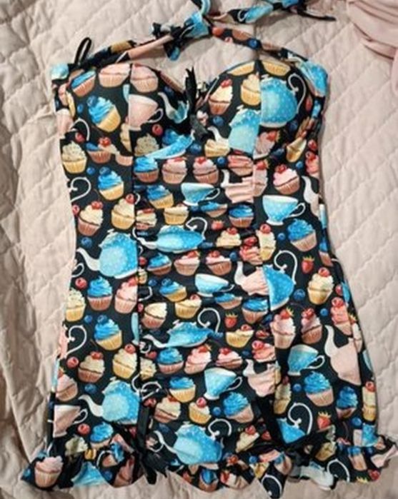 Відмінний класний трико купальник сукня ромпер комбінезон тренування