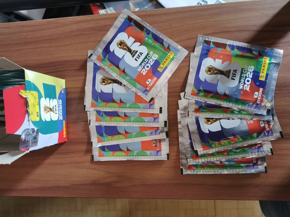 Saquetas seladas cromos mundial 2026