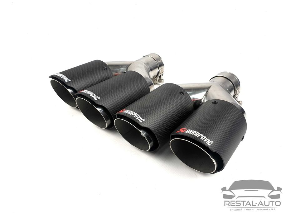 Насадки глушителя акрапович akrapovic глушитель на BMW Audi Mercedes