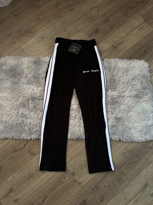 НОВІ Штани ВЕЛЮР Palm Angels Black Velour | Брюки бархатные  Пальм енджилс палм pants/бархатні/