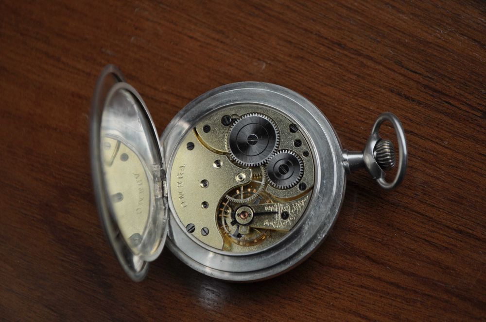 Relogio Bolso Omega Prata