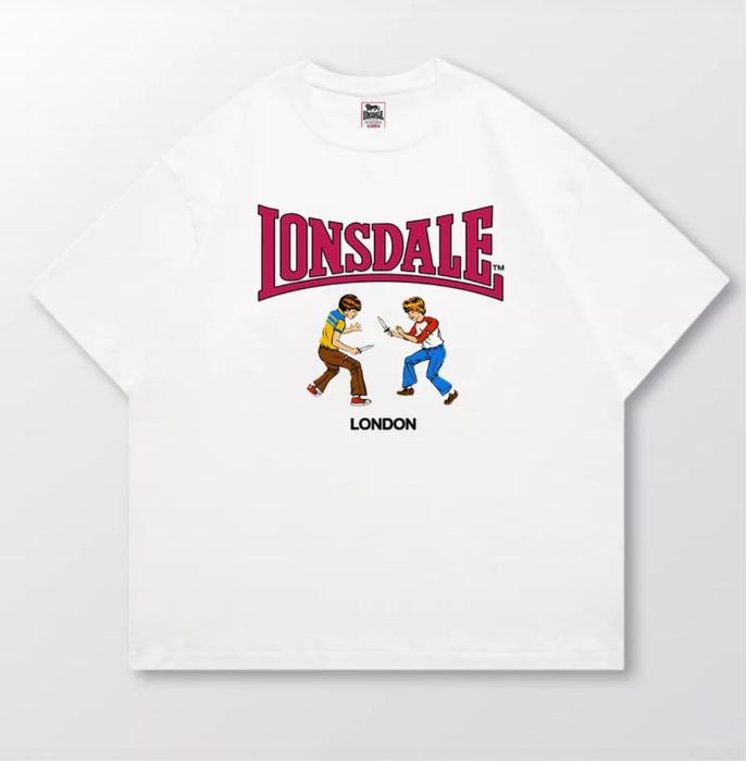 Мужские футболки Lonsdale London Fight spider logo  унисекс лонсдейл