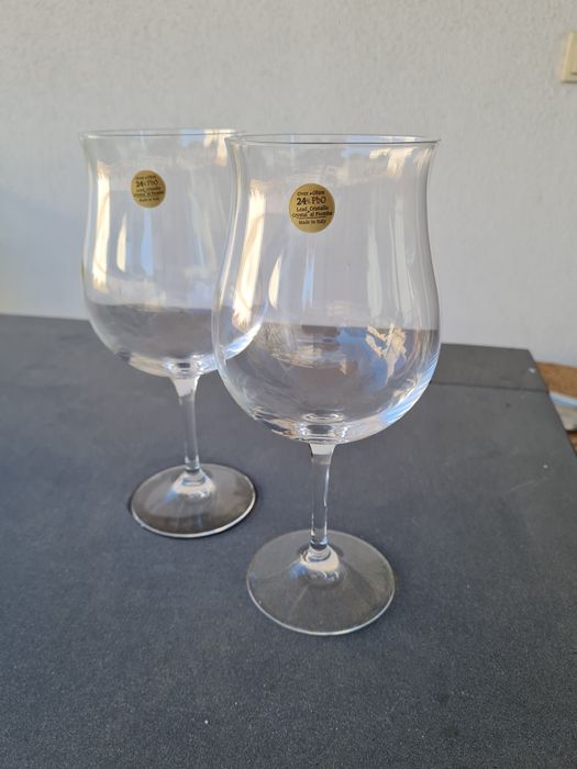 Taças/copos/balões em cristal italiano