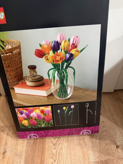 Klocki lego tulipany