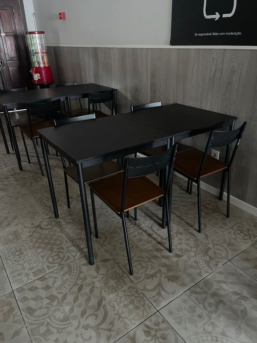 Conjunto mesas e cadeiras ikea