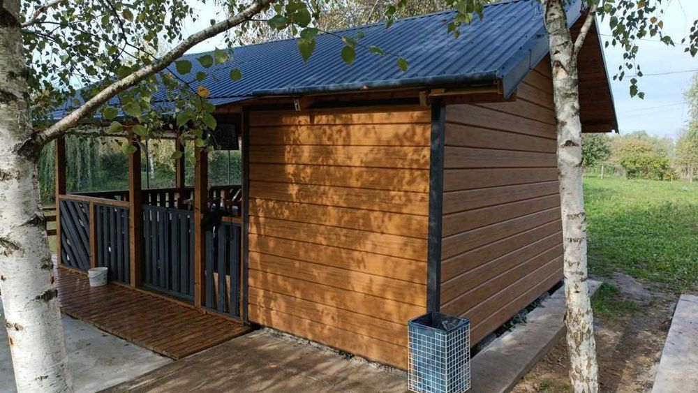 Сайдинг Євробрус. Блокхаус. Метал пластик. Сайдінг під дерево. Фасад.