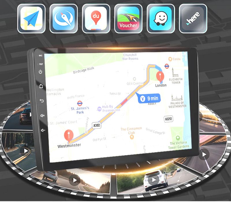 RÁDIO GPS ANDROID 13 TOYOTA AYGO / PEUGEOT 107 / CITROËN C1 04-14