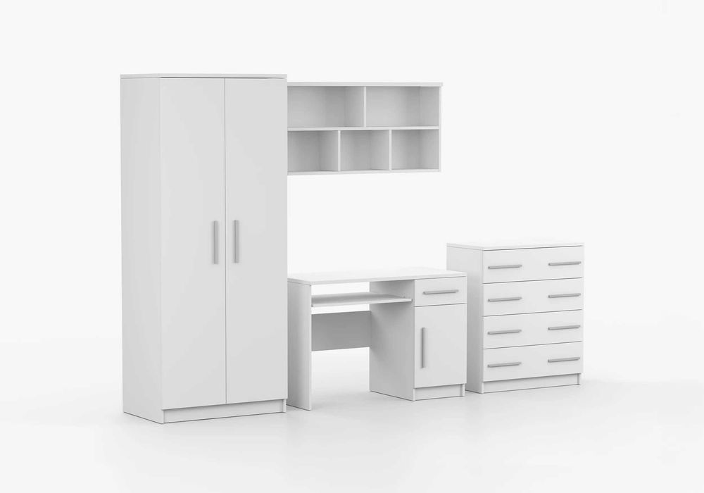 Meble dla dzieci dziecięce młodzieżowe OMEGA biały