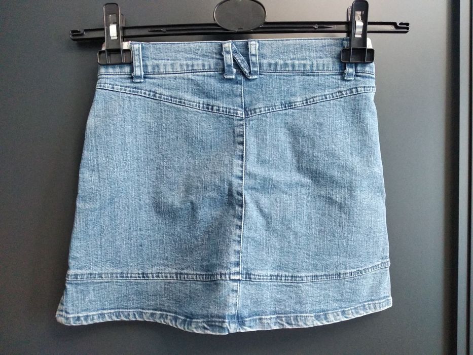 Spódniczka jeansowa mini r.152