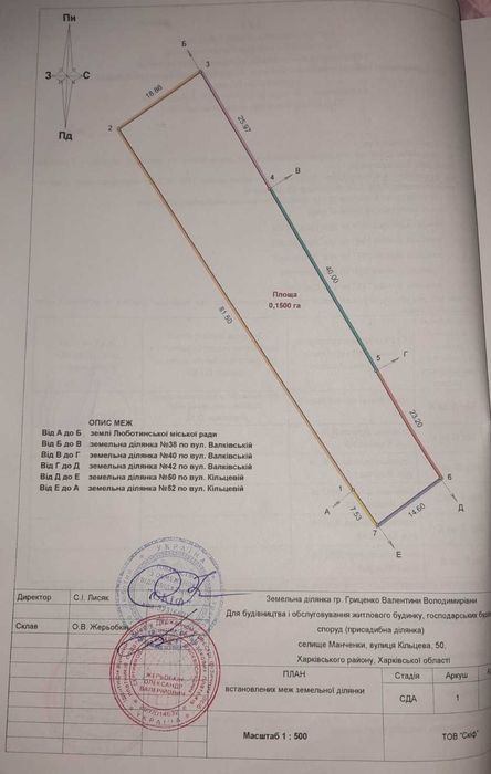 Продам участок земли 16сот с Манченки IN