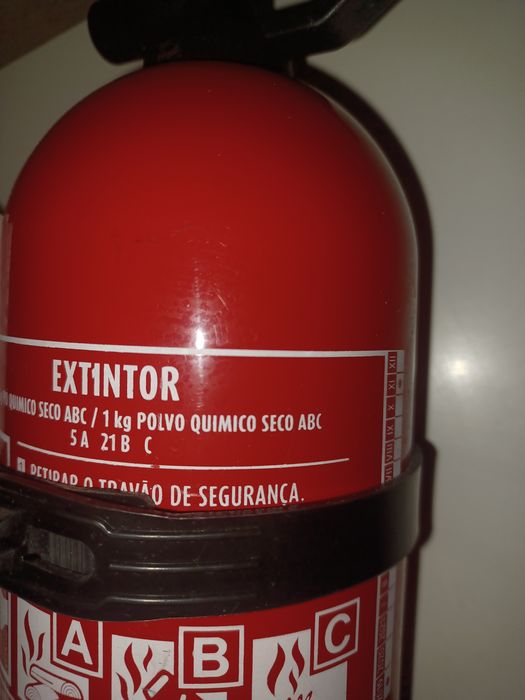 Extintor Pó Químico Seco ABC 1 Kg Novo