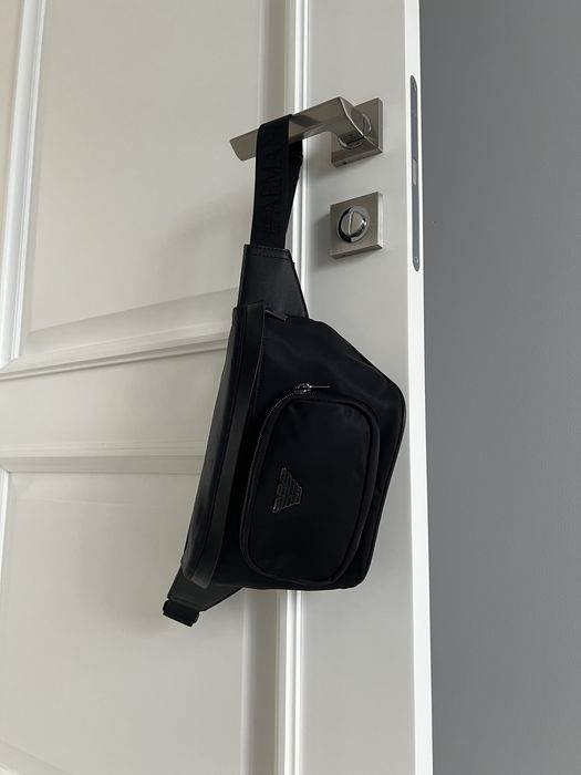 Поясна сумка бананка Emporio Armani оригінал