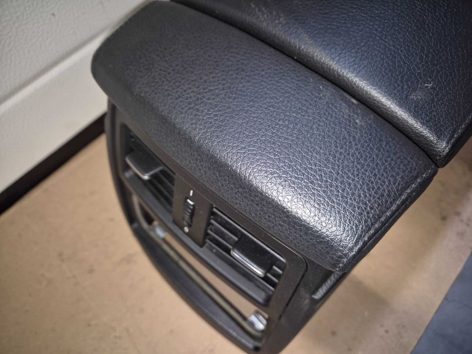 Podłokietnik BMW e60 LCI skóra idrive CIC polift czarny