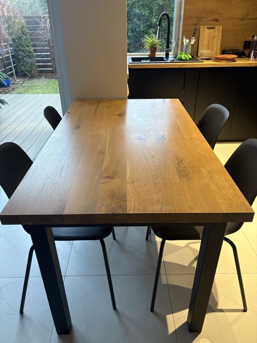 Stół drewniany lity dąb