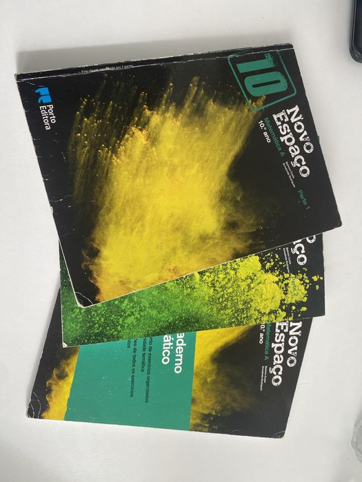 Manuais e Caderno Atividades Matemática A 10