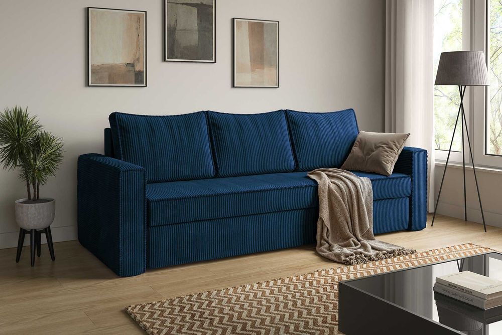 Kanapa Sofia. Wersalka, sofa sztruksowa. Sprężyny. Szybka dostawa!