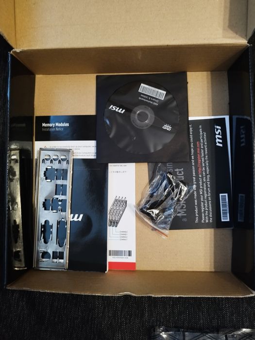 ryzen 5 2600x z płytą główną MSI b350m pro-vdh